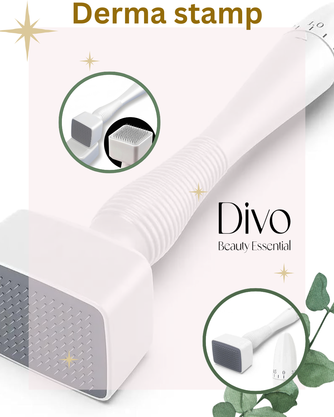 Divo Derma Stamp – Scalp & Hair Growth Tool